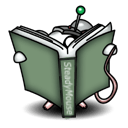 Picture of mouse studying a book